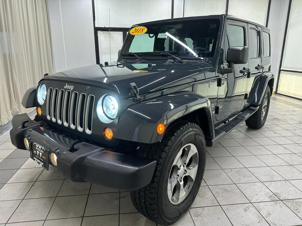 used 2018 Jeep Wrangler JK Unlimited car, priced at $22,588