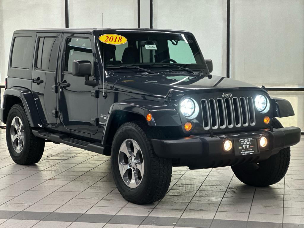 used 2018 Jeep Wrangler JK Unlimited car, priced at $22,588