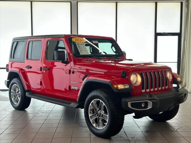 used 2020 Jeep Wrangler Unlimited car, priced at $28,988