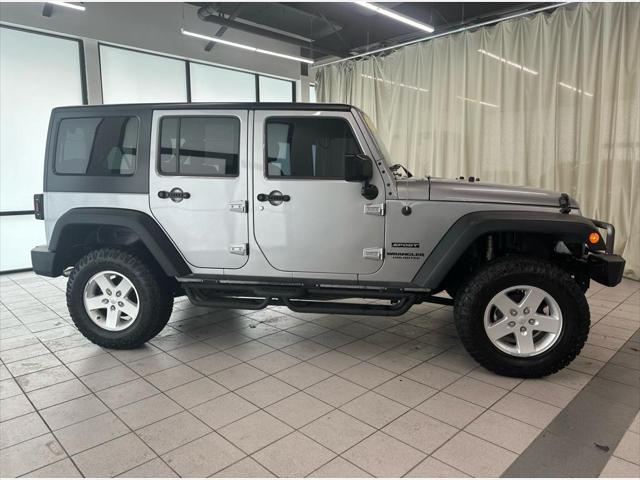 used 2017 Jeep Wrangler Unlimited car, priced at $20,988