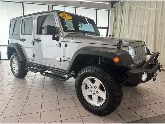 used 2017 Jeep Wrangler Unlimited car, priced at $20,988