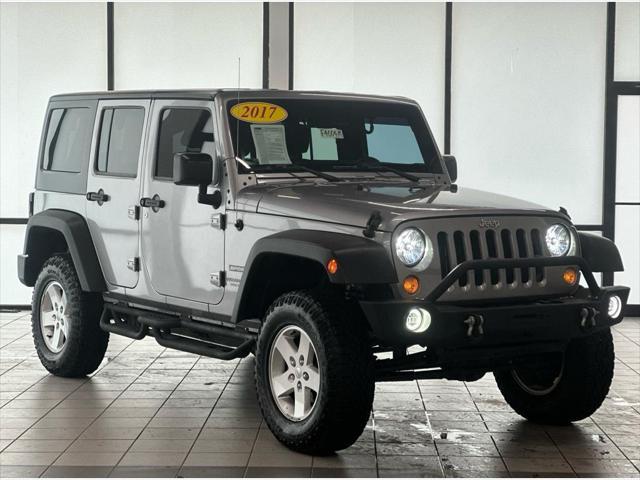 used 2017 Jeep Wrangler Unlimited car, priced at $20,988