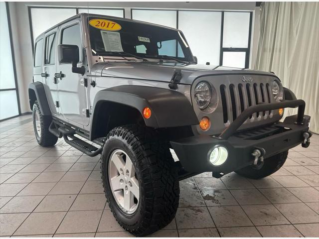 used 2017 Jeep Wrangler Unlimited car, priced at $20,988