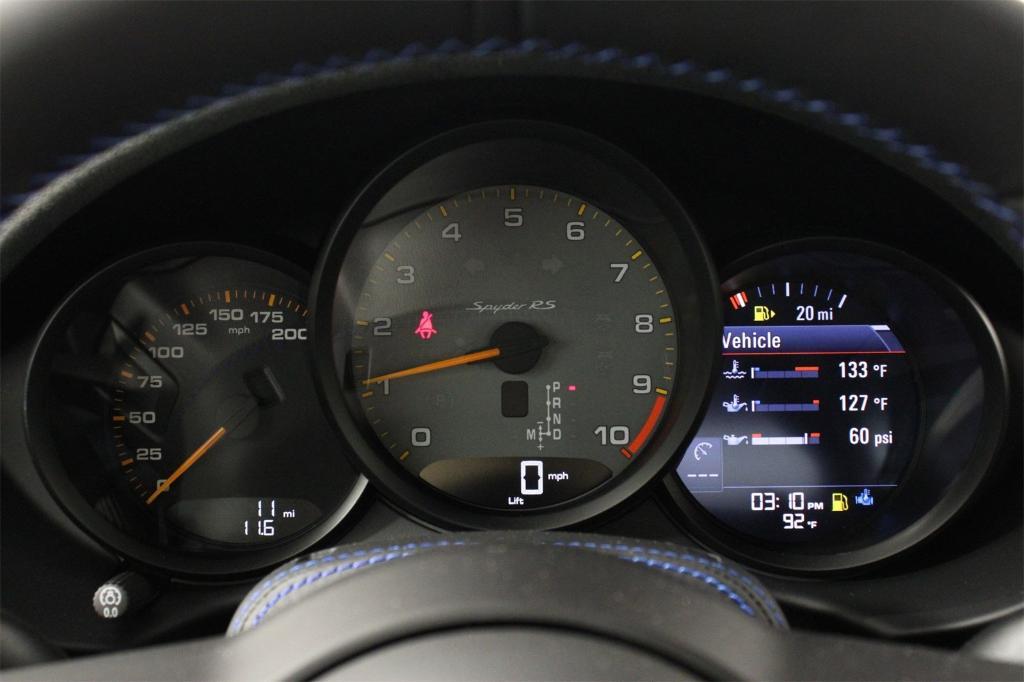 new 2025 Porsche 718 Spyder car, priced at $216,005