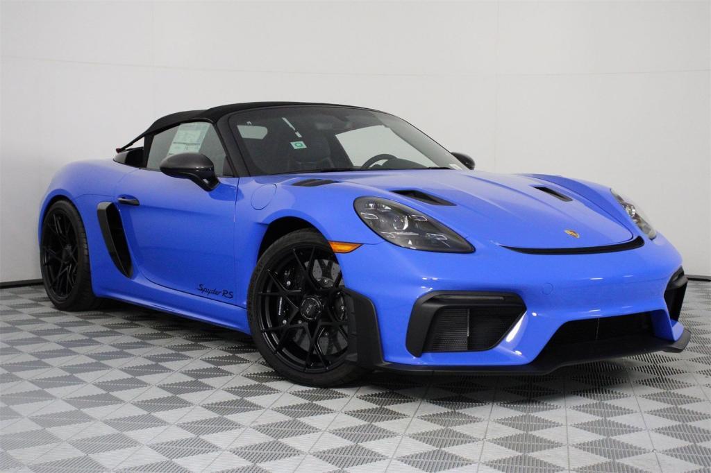 new 2025 Porsche 718 Spyder car, priced at $216,005