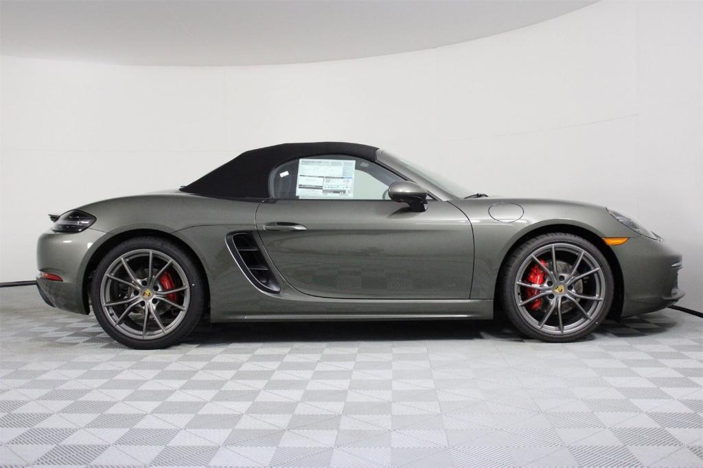 new 2025 Porsche 718 Boxster car, priced at $104,305
