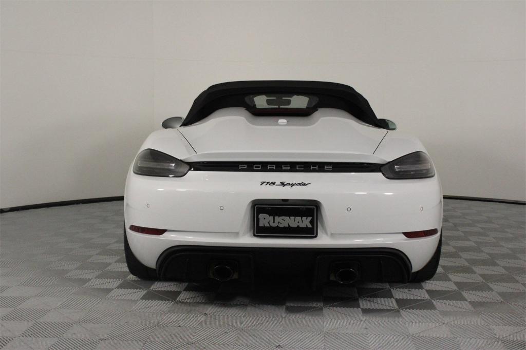 used 2022 Porsche 718 Spyder car, priced at $127,888