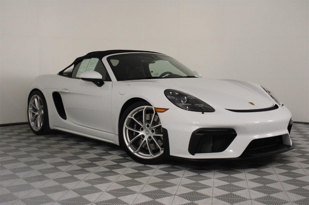 used 2022 Porsche 718 Spyder car, priced at $127,888