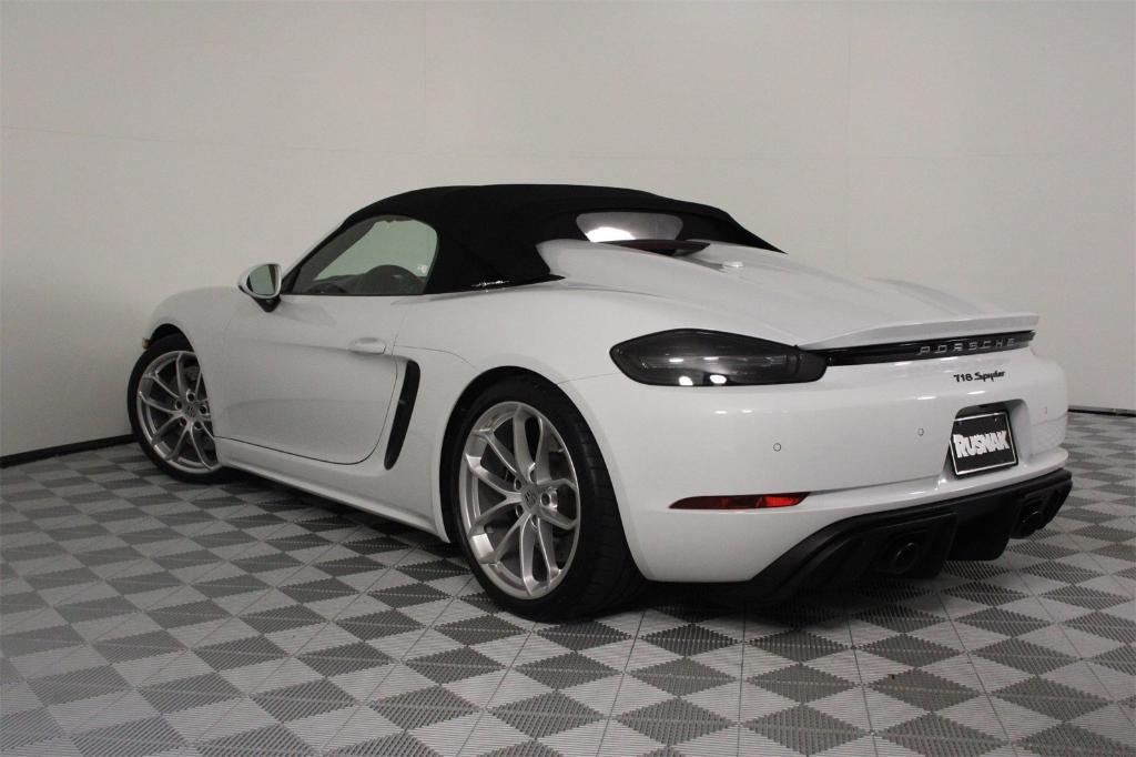 used 2022 Porsche 718 Spyder car, priced at $127,888