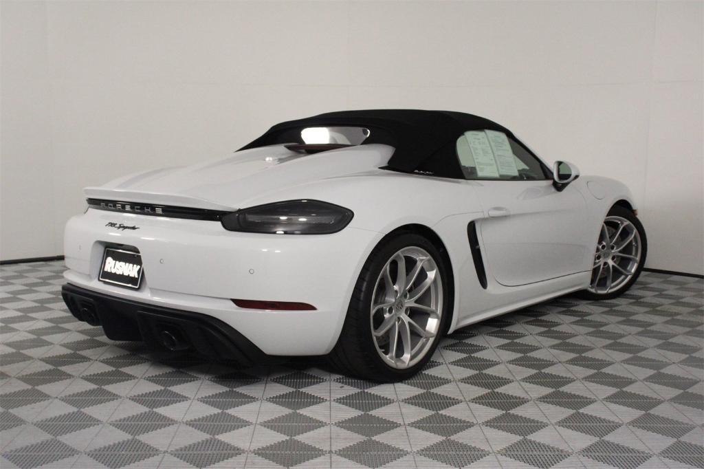 used 2022 Porsche 718 Spyder car, priced at $127,888