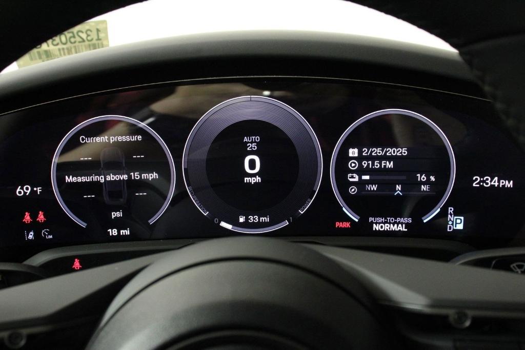 new 2025 Porsche Taycan car, priced at $164,885