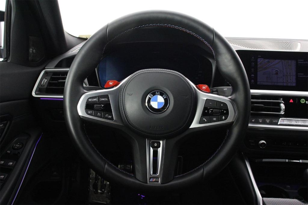used 2022 BMW M3 car, priced at $73,900