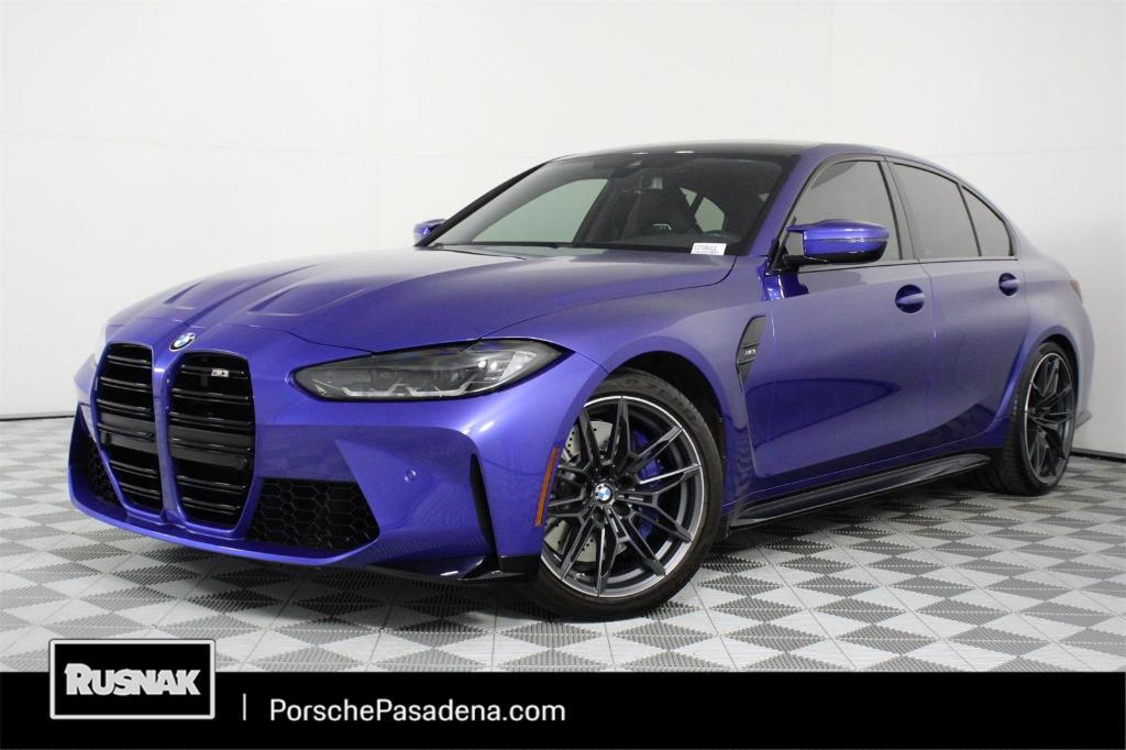 used 2022 BMW M3 car, priced at $73,900