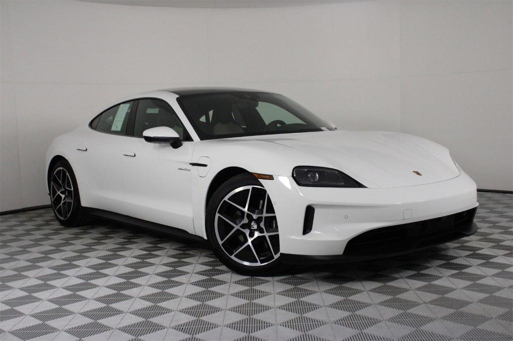 used 2025 Porsche Taycan car, priced at $116,888
