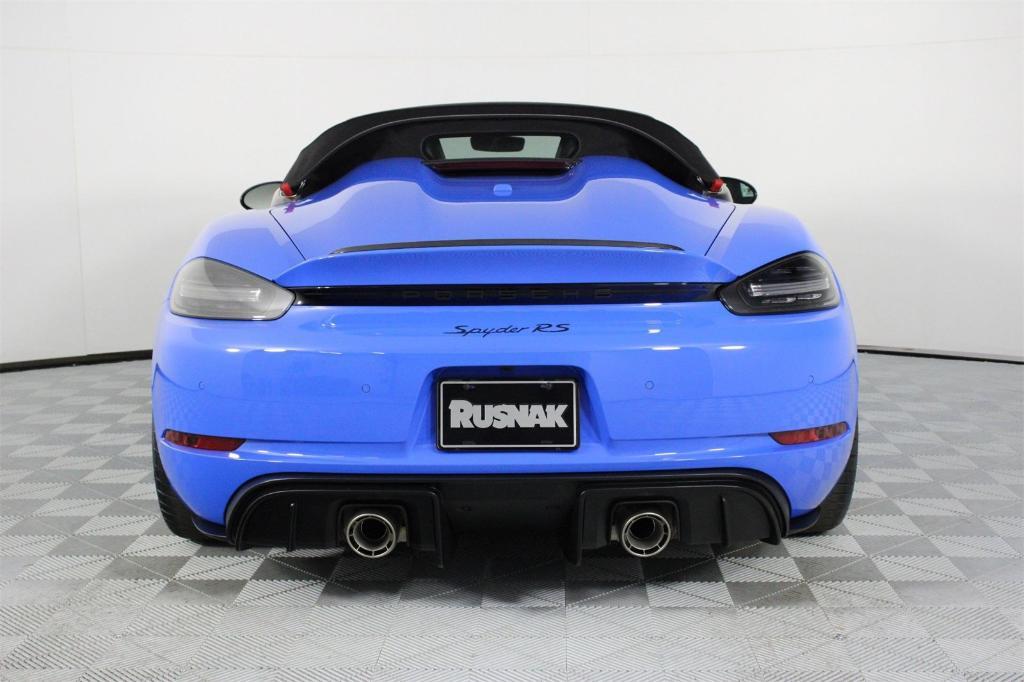 new 2025 Porsche 718 Spyder car, priced at $215,805