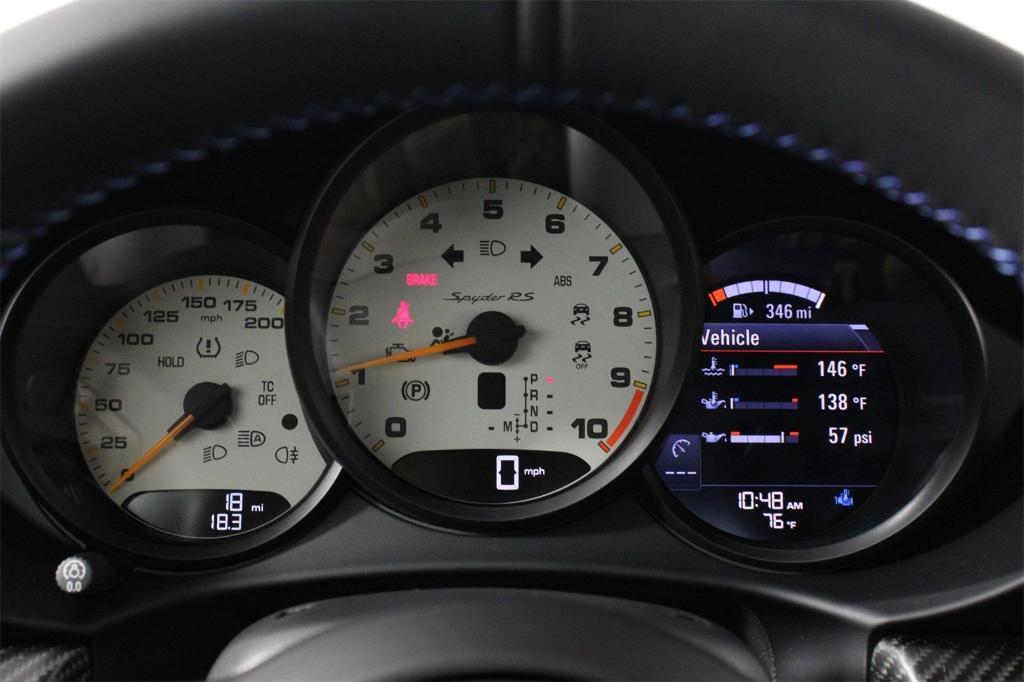 new 2025 Porsche 718 Spyder car, priced at $215,805