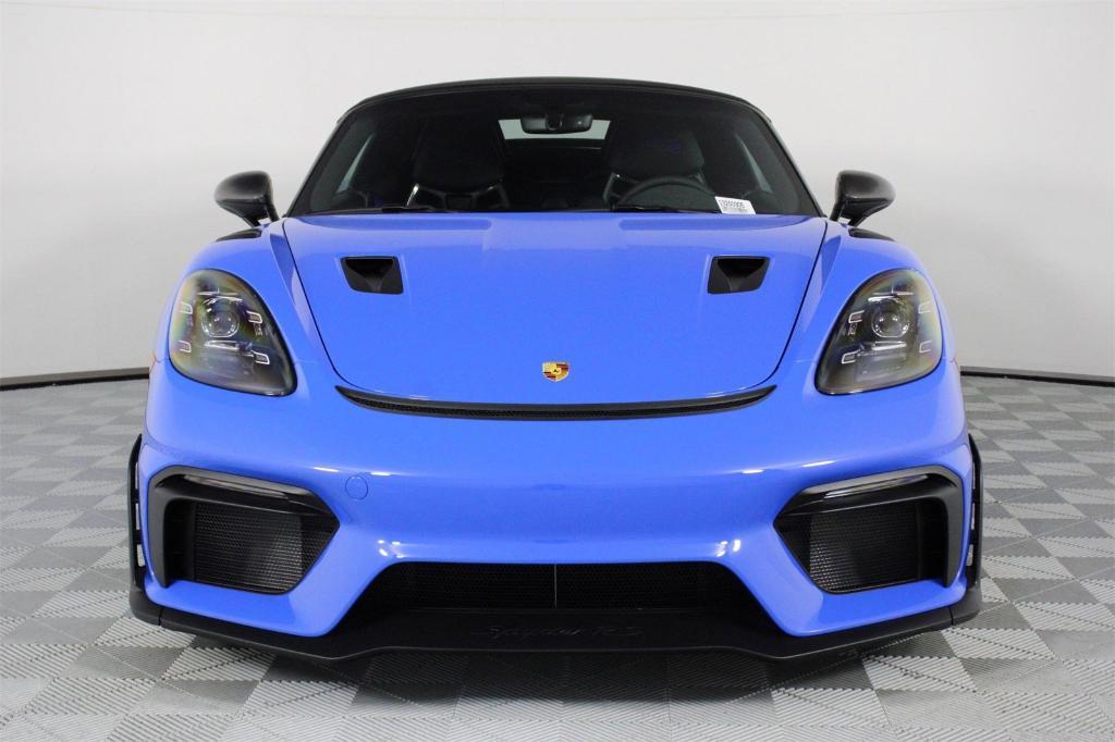 new 2025 Porsche 718 Spyder car, priced at $215,805