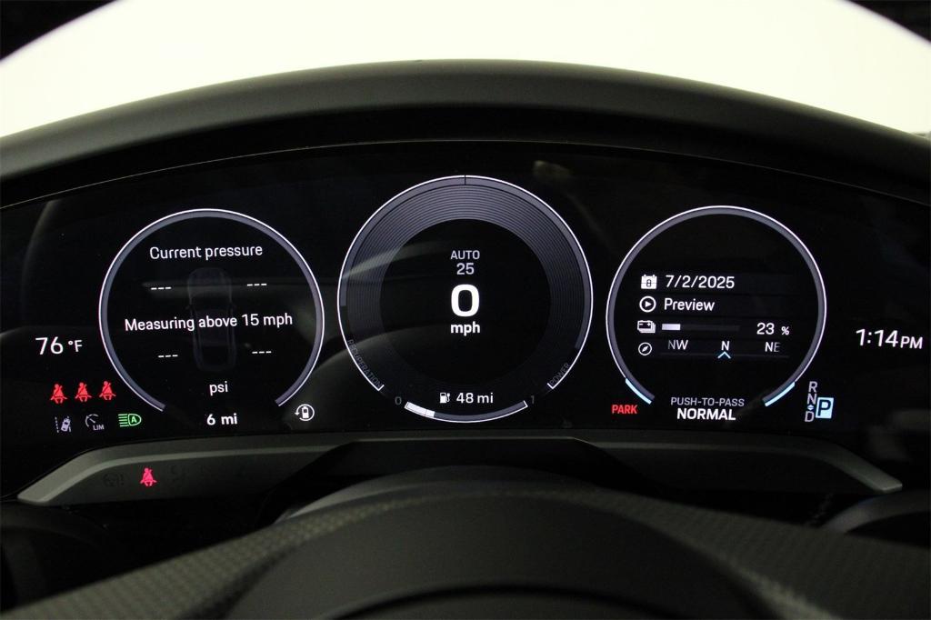 new 2025 Porsche Taycan car, priced at $185,265