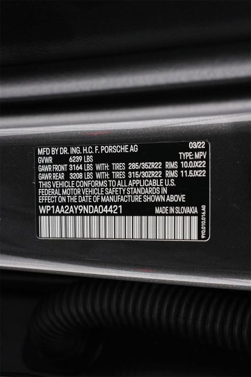 used 2022 Porsche Cayenne car, priced at $62,888