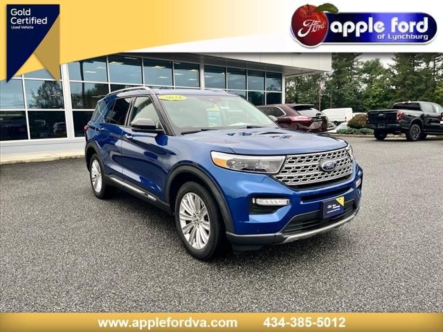 used 2021 Ford Explorer car, priced at $37,635