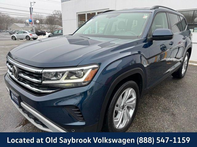 used 2021 Volkswagen Atlas car, priced at $27,634