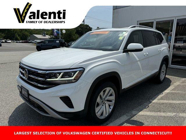 used 2021 Volkswagen Atlas car, priced at $31,456