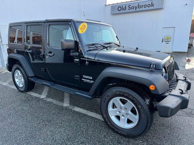 used 2016 Jeep Wrangler Unlimited car, priced at $19,523