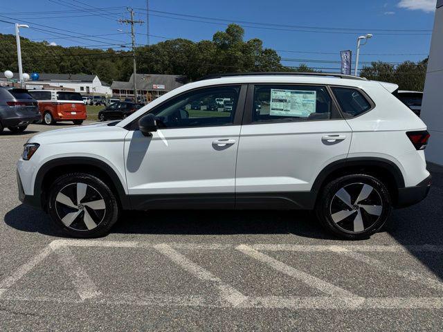new 2025 Volkswagen Taos car, priced at $27,385