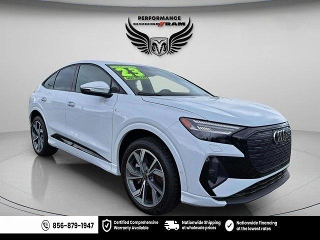 used 2023 Audi Q4 e-tron car, priced at $31,888
