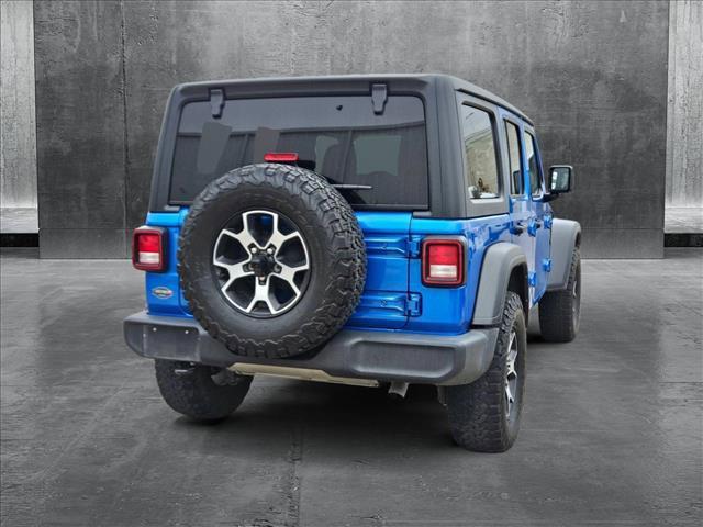 used 2021 Jeep Wrangler Unlimited car, priced at $26,985