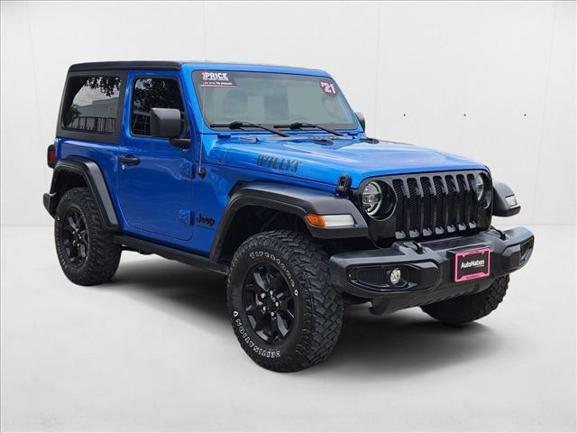 used 2021 Jeep Wrangler car, priced at $30,985
