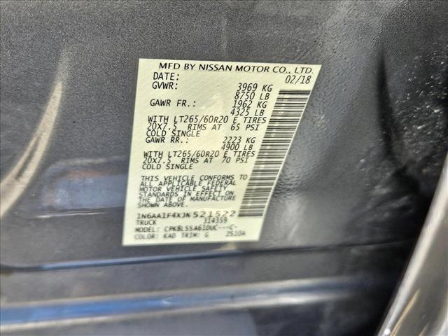 used 2018 Nissan Titan XD car, priced at $19,985