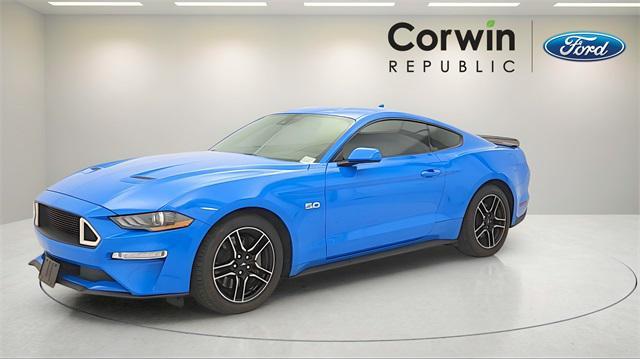 used 2022 Ford Mustang car, priced at $33,589