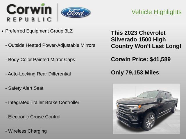 used 2023 Chevrolet Silverado 1500 car, priced at $41,589