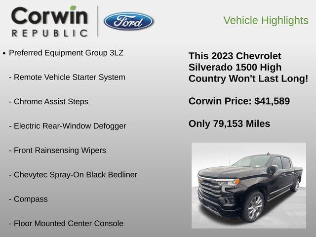 used 2023 Chevrolet Silverado 1500 car, priced at $41,589