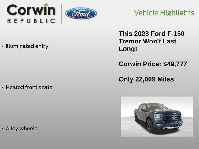 used 2023 Ford F-150 car, priced at $49,777