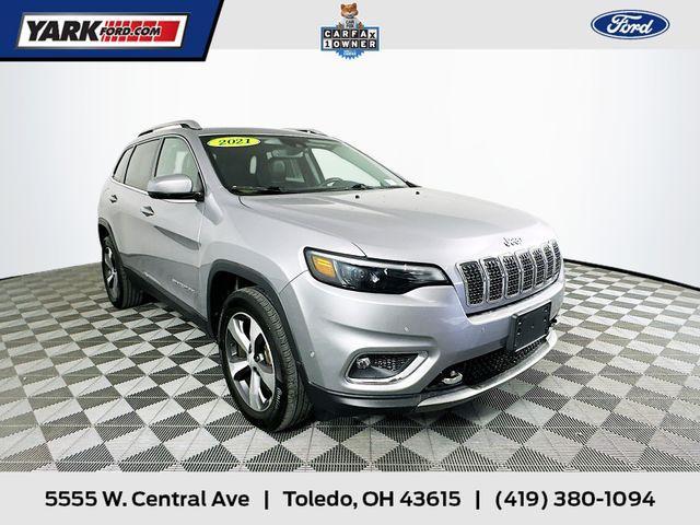 used 2021 Jeep Cherokee car, priced at $24,396