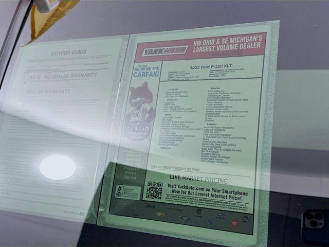 used 2022 Ford F-150 car, priced at $37,922