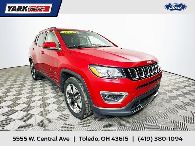 used 2021 Jeep Compass car, priced at $17,595