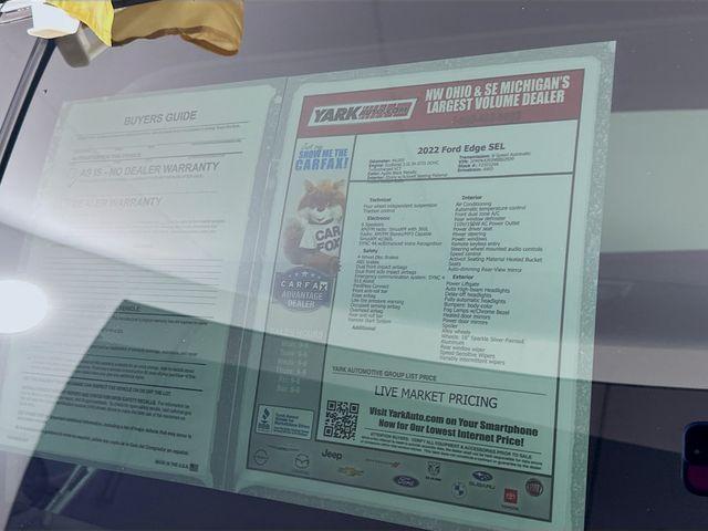 used 2022 Ford Edge car, priced at $22,799