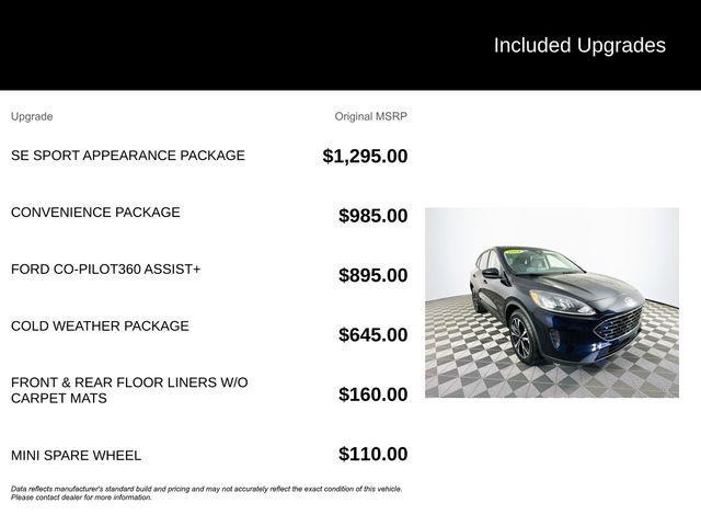 used 2021 Ford Escape car, priced at $18,494