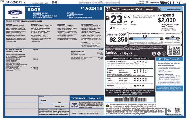 used 2024 Ford Edge car, priced at $30,491