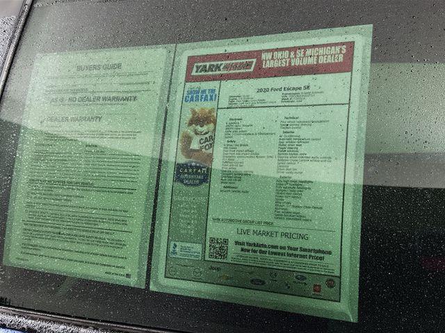 used 2020 Ford Escape car, priced at $17,791