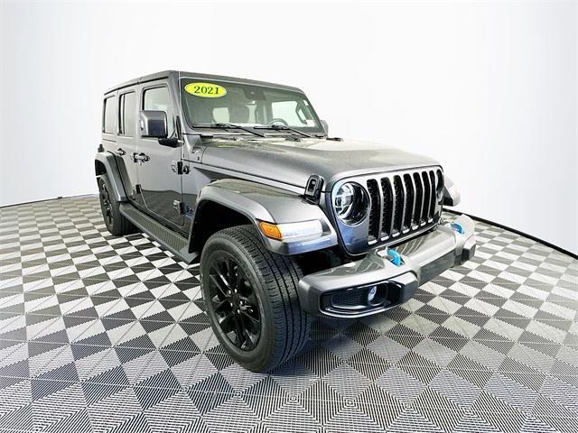 used 2021 Jeep Wrangler Unlimited 4xe car, priced at $38,929