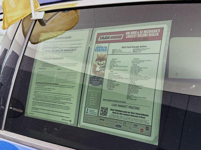 used 2023 Ford Escape car, priced at $25,689