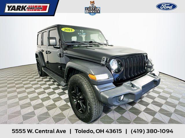 used 2021 Jeep Wrangler Unlimited car, priced at $27,930