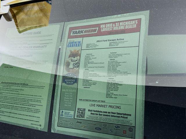 used 2023 Ford Escape car, priced at $27,494
