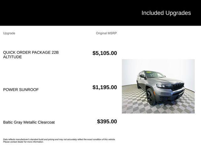 used 2022 Jeep Grand Cherokee L car, priced at $31,991