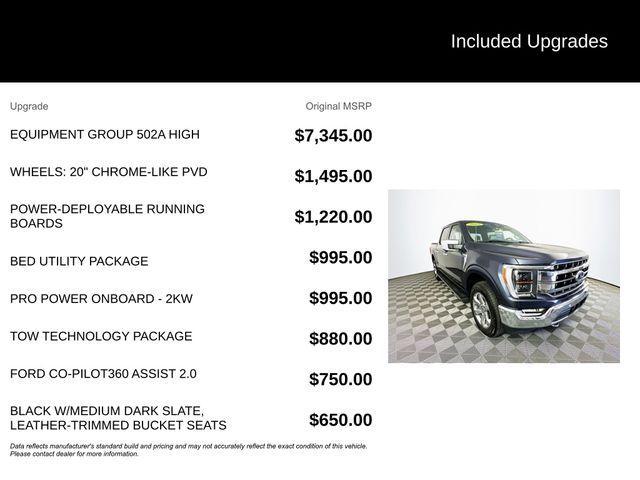 used 2022 Ford F-150 car, priced at $42,989