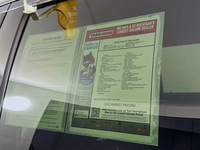 used 2022 Ford F-150 car, priced at $42,989